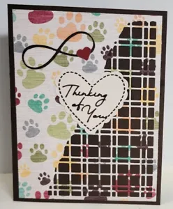 Handcrafted Greeting Card - Pet Sympathy - Thinking of you - Picture 1 of 4