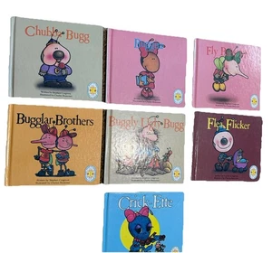 Lot of 7 Vintage TOPSY TURVY Bugg Books by Stephen Cosgrove Hardcover 14 Stories - Picture 1 of 12