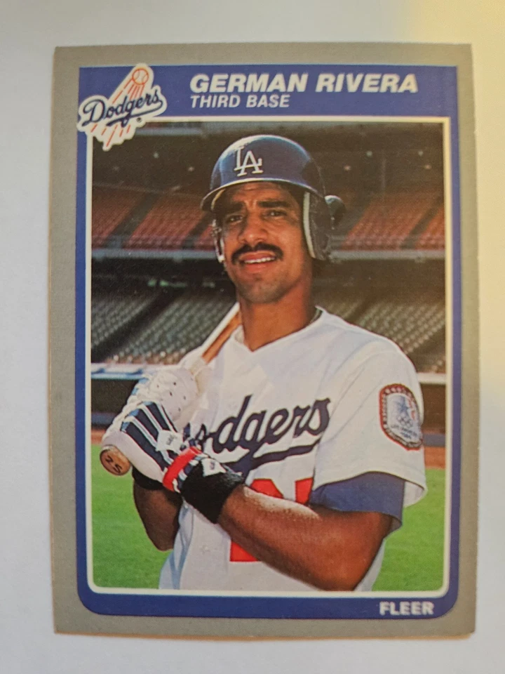1985 FLEER GERMAN RIVERA #382 NM - Image 1 of 1