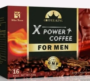 X Power Coffee for Men Herbal Energy Kaffee mit Maca & Wolfberry 16 Beutel  - Bild 1 von 11