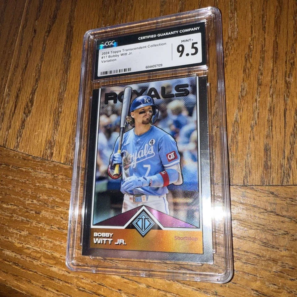 2024 Topps Transcendent Collection Bobby Witt Jr. Variation CGC 9.5 - Image 1 of 2
