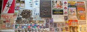 Antique Vintage Collectibles Lot 154 Junk Drawer Coins Cards Collectibles Toys - Picture 1 of 24