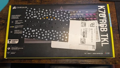 CORSAIR K70 RGB TKL Champion Series Optical (Opx) Mechanical Gaming Keyboard  - Image 1 of 2