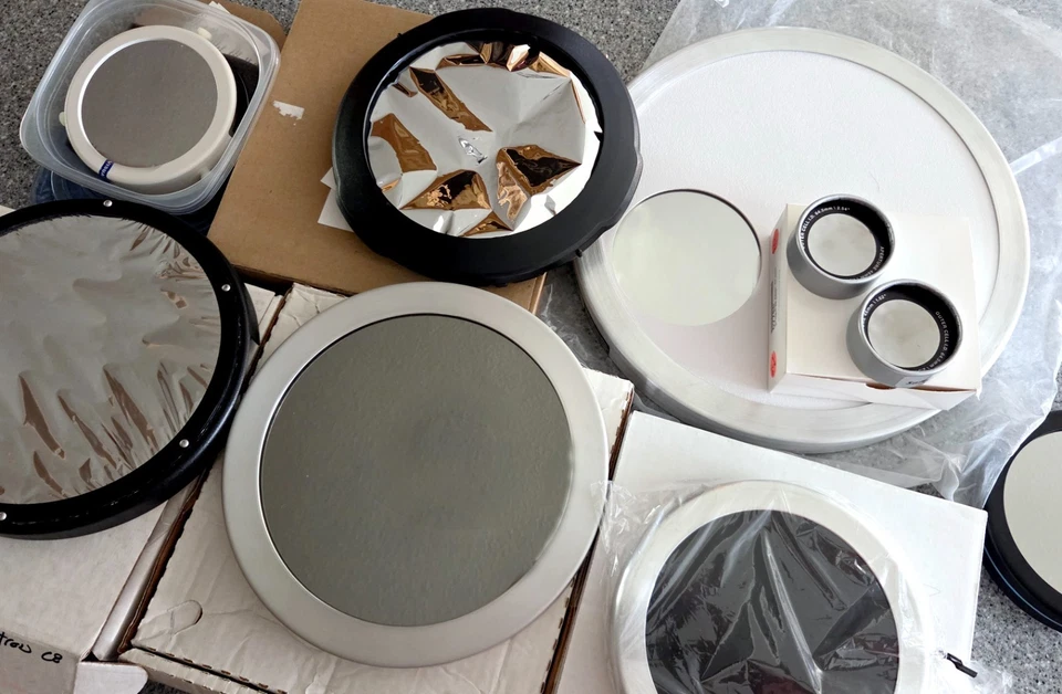 ASTRONOMY TELESCOPE WHITE LIGHT SOLAR SUN FILTERS - FREE USA SHIPPING - Image 1 of 1