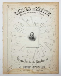 SHEET MUSIC – CARTES DE VISITE – 1864 – JOSEF STUEHLER PUB BROOKLYN - Picture 1 of 4