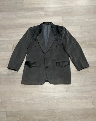 Vintage Pioneer Wear Corduroy Leather Trim Western Blazer Jacket Men’s Size 46 - Image 1 of 4