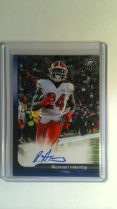 2024 Pulse Premiere Football - On Card - Autograph - Roman Hemby (Maryland) - Bild 1 von 2
