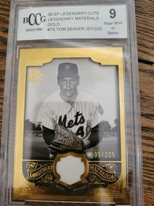 2006 SP Legendary Cuts - Legendary Materials Tom Seaver #LM-TS 005/225 (MEM) - Picture 1 of 2