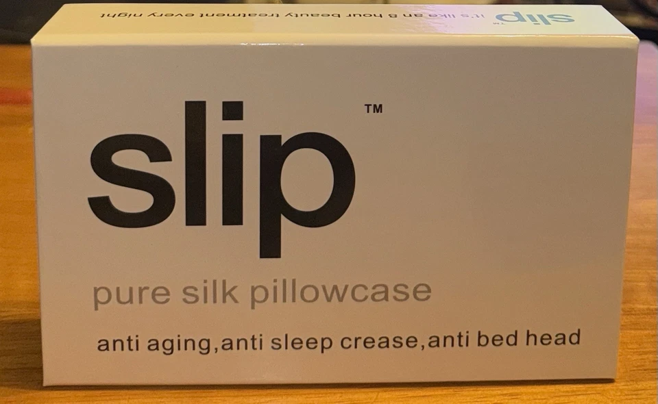 Slip Pure Silk Pillowcase 20”x30” Queen / Standard Size White *OB*