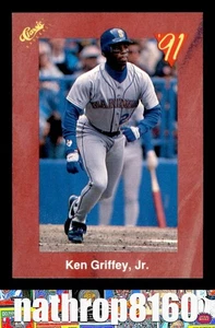 1991 Classic Travel Update Red #T1 Ken Griffey Jr.  HOF Baseball NM/NM+  10297 - Picture 1 of 4