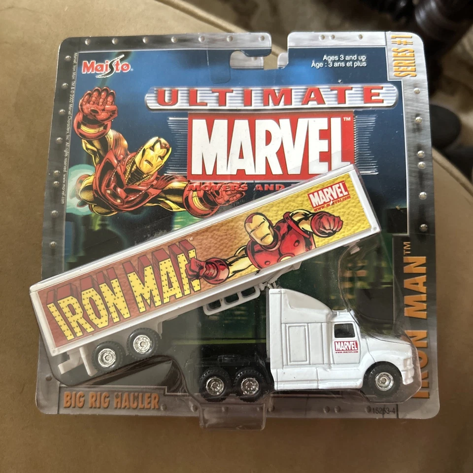 Camión de juguete Iron Man Maisto Marvel Ultimate Movers & Haulers 2002 Foto 1 de 2