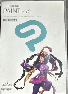 CLIP STUDIO PAINT PRO FULL VERSION. CD and Case Only - Picture 1 of 1