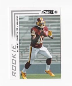 2012 Score #368A Robert Griffin III RC posa scrambling Washington Baylor - Foto 1 di 2
