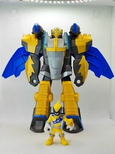 Playskool Power Rangers Morphin Zords Pterazord Beast w/Missiles & Yellow Ranger - Picture 1 of 19