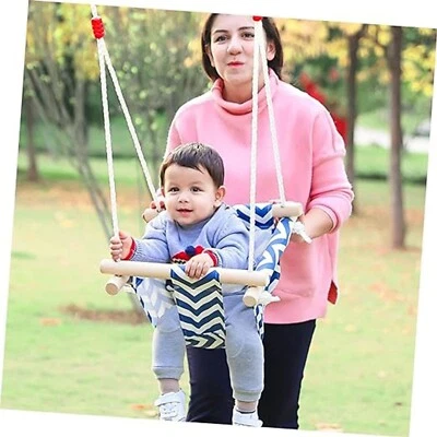 Baby Outdoor Swing Seat Chair Secure Garden Baby Rope Swing Toddler Swing Fun - Image 1 of 4