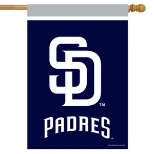 San Diego Padres House Flag MLB Licensed 28" x 40" Briarwood Lane - Picture 1 of 4