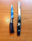 Vintage  GEBR. BERNS OtteR SOLINGEN Germany Folding Pocket Knife + BONUS
