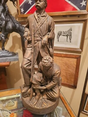 John Rogers herido en la parte trasera un disparo más relacionada con la guerra civil estatua 1865 Foto 1 de 4