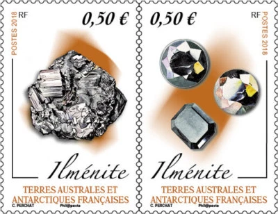 French Antarctic TAAF - "GEOLOGY ~ MINERALS ~ ILMENITE" MNH Stamp Set 2018 ! - Image 1 of 2