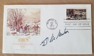 Autógrafo de colección firmado por Ed McMahon 1976 primer día The Tonight Show - Imagen 1 de 2