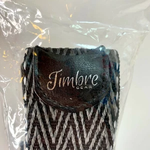 TIMBRE GEAR Woven Jacquard Guitar Strap Genuine Leather With Pick Pocket NEW - Picture 1 of 8