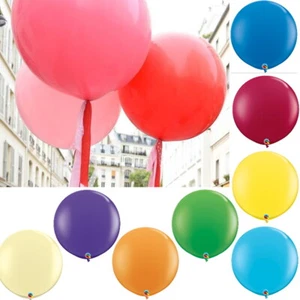 36" Inch 90cm 3ft Giant Large Latex Balloon Wedding Party Decoration UK Qualatex - Picture 1 of 35