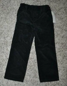 Girls Pants Chaps Black Velvet Flat Front Adjustable Waist-size 4 - Picture 1 of 3
