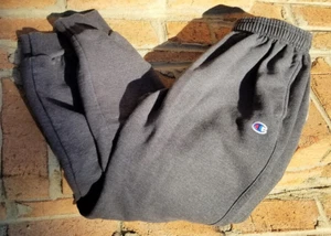 MENS MEN'S SMALL CHAMPION SWEAT PANTS JOGGERS CHARCOAL Authentic AthleticWear - Picture 1 of 8