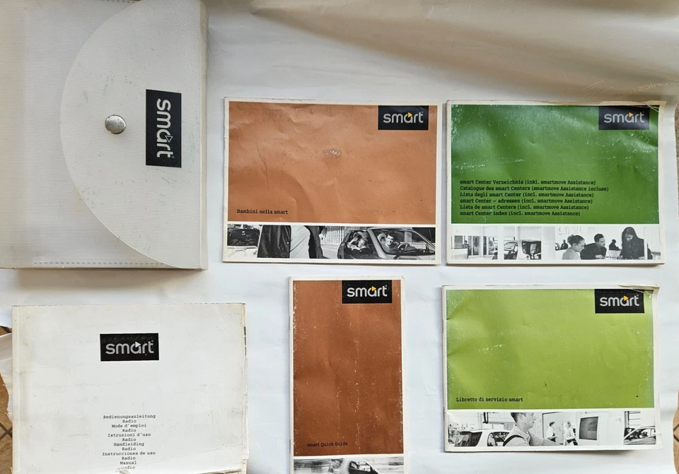 Libretto Istruzioni D'Uso Smart Fortwo Anno 1998 - 2001 - Immagine 1 di 1