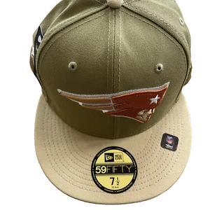New Era REPREVE New England Patriots Earth Day 2023 59FIFTY Fitted Mütze 7 1/2 Neu mit Etikett - Bild 1 von 10