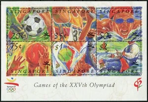 Singapore 626a sheet, MNH. Michel Bl.28. Olympics Barcelona-1992. - Picture 1 of 1