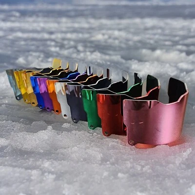 Low Profile Full Size Chrome Mirror Football Helmet Visor 4 FLEX (Display Only)