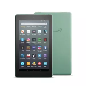 Amazon KINDLE FIRE 7" 32GB (2019) Alexa Tablet Quad Core WIFI Sage Green - Picture 1 of 3