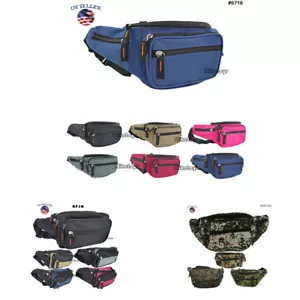 Fanny Pack Hombres Mujeres Cintura Bolso Cintura Cartera Cadera Bolsa Viaje Deporte Bum Camuflaje más.. - Imagen 1 de 20