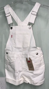 Levis Girls shortall, white, Sz 6X - Picture 1 of 2