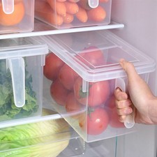 Transparent Food Container Refrigerator Storage Boxes Home Kitchen Organizer