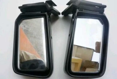 PAR DE PUERTAS RETROVISORES LATERALES 1979-83 NEGRO TOYOTA COROLLA DX KE70 E70 TE71 AE Foto 1 de 4