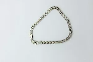 Pulsera Bismark Eslabón de Plata Esterlina De Colección Circa 1970 - Imagen 1 de 2