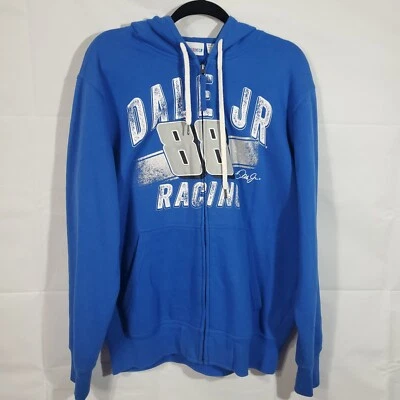 Sudadera con Capucha Dale Earnhardt Jr. Para Hombres XL Nascar Racing Azul Cremallera Completa #88 Foto 1 de 4