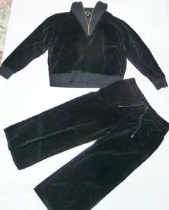 Nili Lotan Sudaderas Sudadera Pantalones Suéter Pista Negro Talla Grande - Imagen 1 de 13