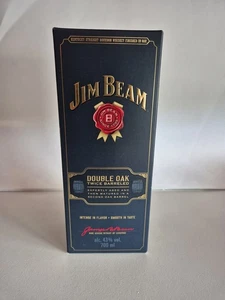 Jim Beam Double OAK Whiskey 43% 0,7L inkl. Geschenkbox Neu Ungeöffnet  - Bild 1 von 2