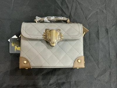 Harry Potter Gryffindor Mini Trunk Handbag Bioworld Purse Quilted Burgundy Lion - Image 1 of 2