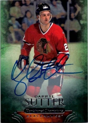 2011 Parkhurst Champions DARRYL SUTTER Chicago Blackhawks AUTO Insert - Image 1 of 2