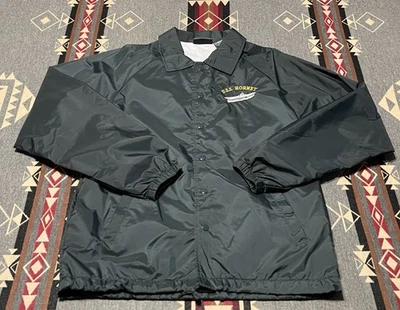 USS Hornet Club Jacket Sz S Lightweight Windbreaker Military T36 - Image 1 of 4