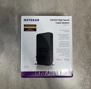 NETGEAR CM500 (CM500100NAS) New / Sealed 680 Mbps - Black - Picture 1 of 4