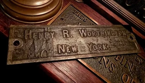 Antique Steam Pump Engine Henry R Worthington Makers Plaque C1900 New York - Picture 1 of 13