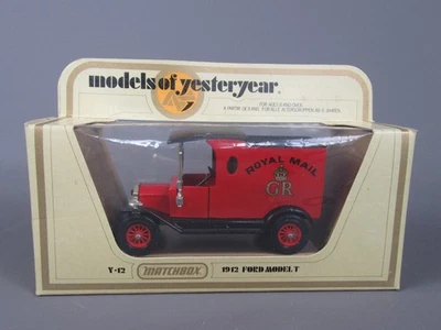 D21 Matchbox Y-12 Ford T Van 1912 Royal Mail GR Modelli Del Passato Scatola 1:35 - Immagine 1 di 4