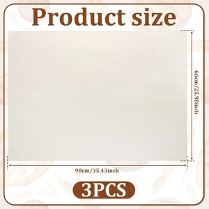 3Pcs Bread Dough Proofing Cloth Unbleached Cotton Bread Proofing Cover stQPQ - Picture 1 of 11