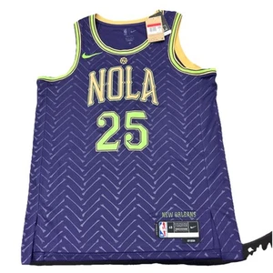 New Orleans Pelicans Trey Murphy III. Swingman Jersey City Edition. Purple. NWT - Picture 1 of 5