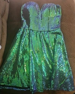 Meerjungfrau Kleid Gr. M blau/grün - Bild 1 von 7